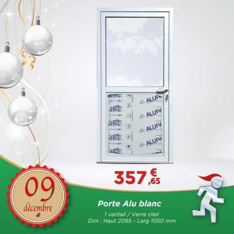 Porte Alu blanc