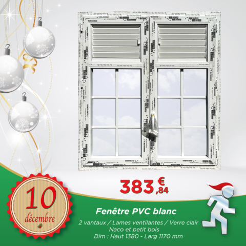 Fenetre PVC blanc